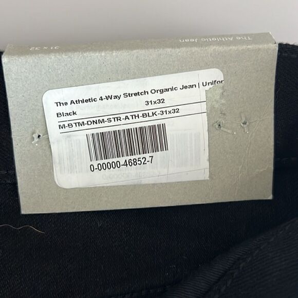 NWT Everlane The Athletic 4-Way Stretch Organic Jean Uniform in Black Size 31x32 - Picture 7 of 14